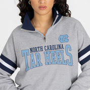 NORTH CAROLINA TAR HEELS HOLD THE LINE PREMIUM QUARTER-ZIP PULLOVER