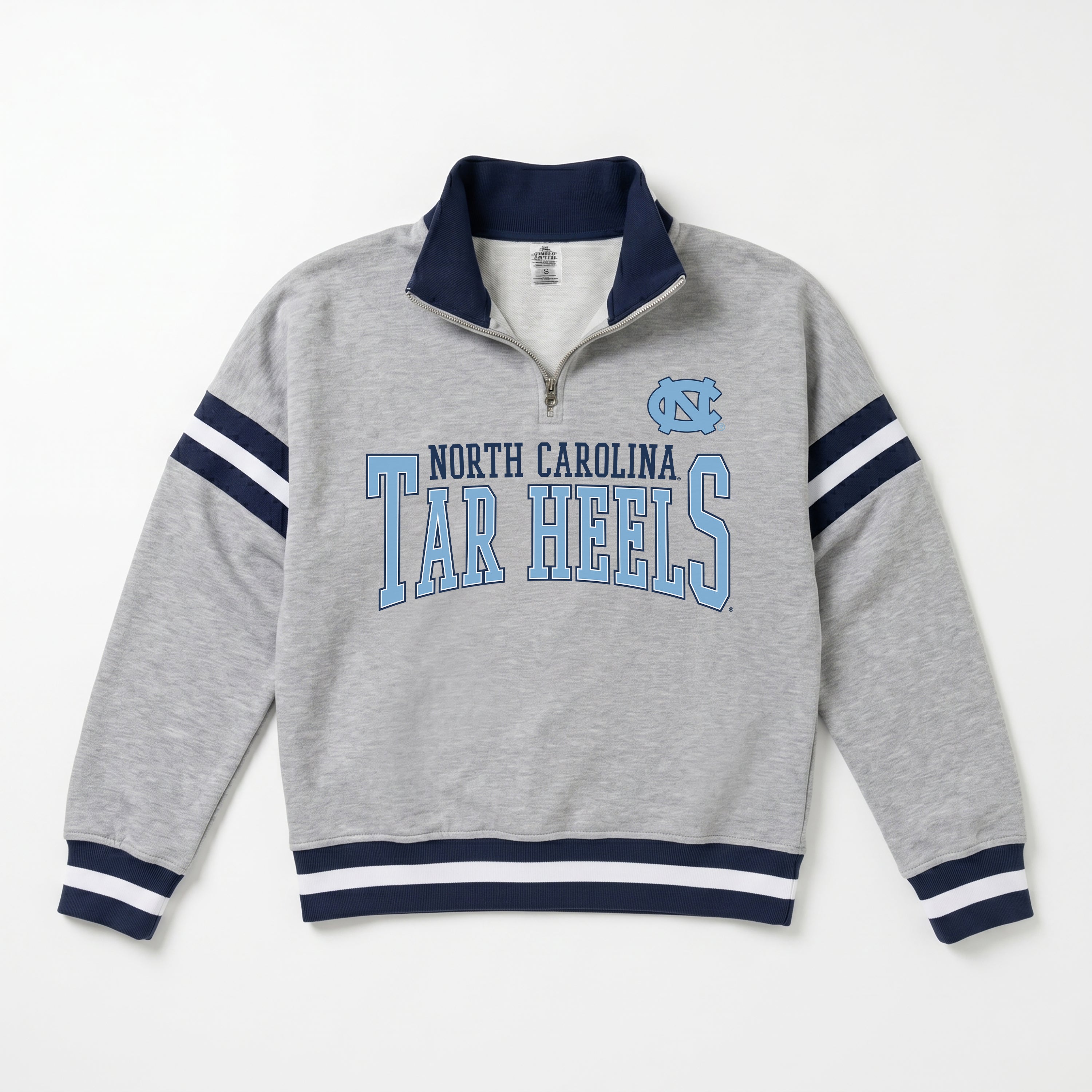 NORTH CAROLINA TAR HEELS HOLD THE LINE PREMIUM QUARTER-ZIP PULLOVER