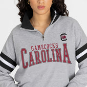 SOUTH CAROLINA GAMECOCKS HOLD THE LINE PREMIUM QUARTER-ZIP PULLOVER