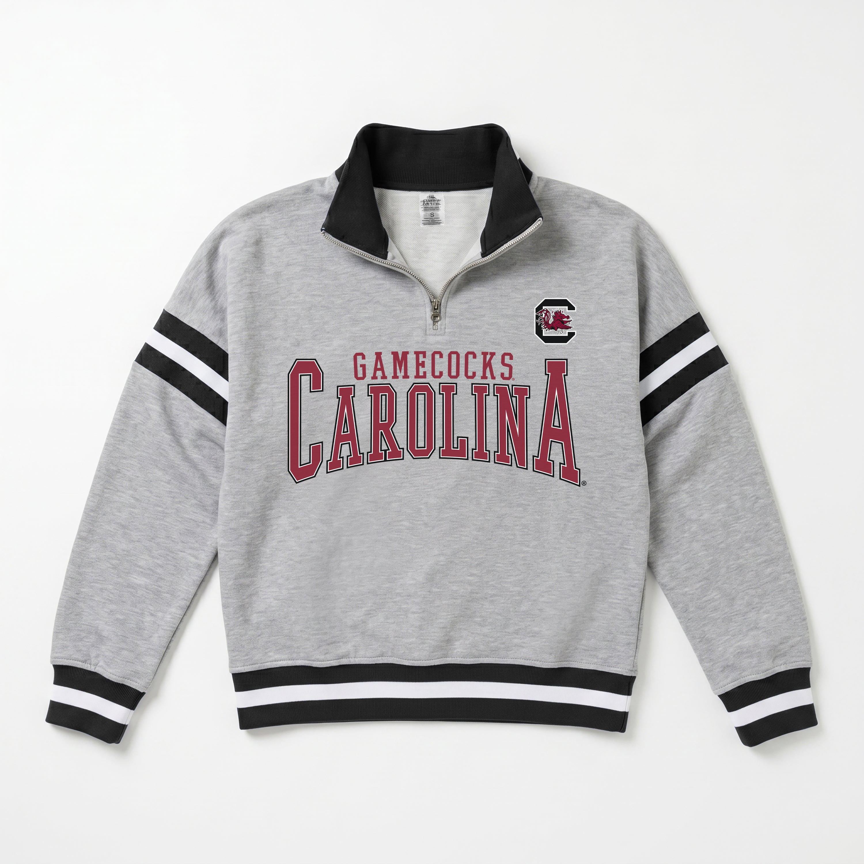SOUTH CAROLINA GAMECOCKS HOLD THE LINE PREMIUM QUARTER-ZIP PULLOVER