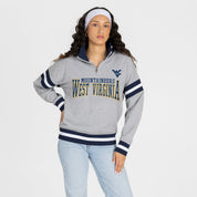 WEST VIRGINIA MOUNTAINEERS HOLD THE LINE PREMIUM QUARTER-ZIP PULLOVER