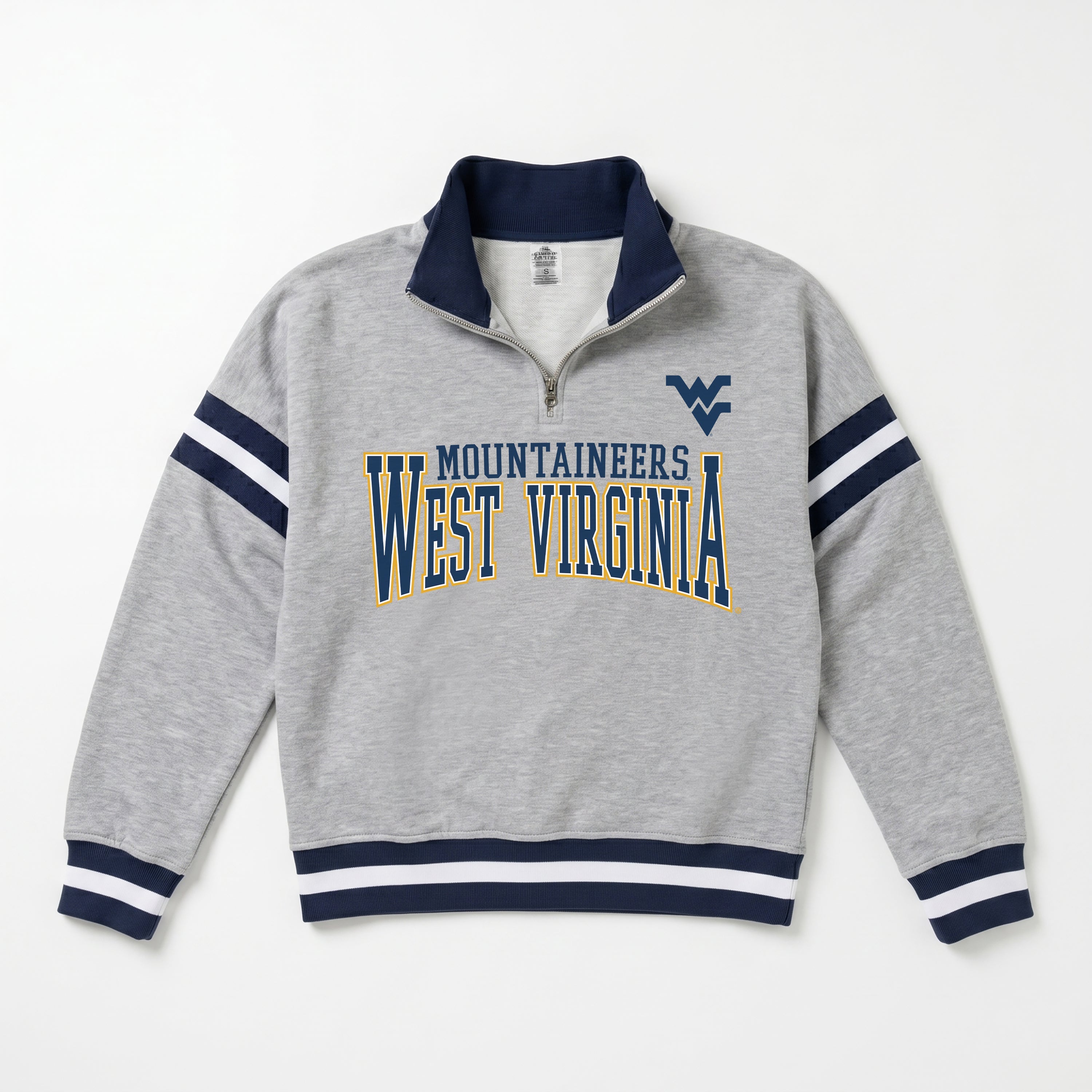 WEST VIRGINIA MOUNTAINEERS HOLD THE LINE PREMIUM QUARTER-ZIP PULLOVER