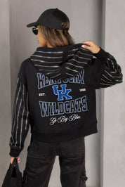 KENTUCKY WILDCATS EYES ON THE PRIZE RHINESTUD STRIPE ZIP HOODIE