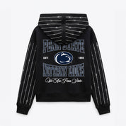 PENN STATE NITTANY LIONS EYES ON THE PRIZE RHINESTUD STRIPE ZIP HOODIE
