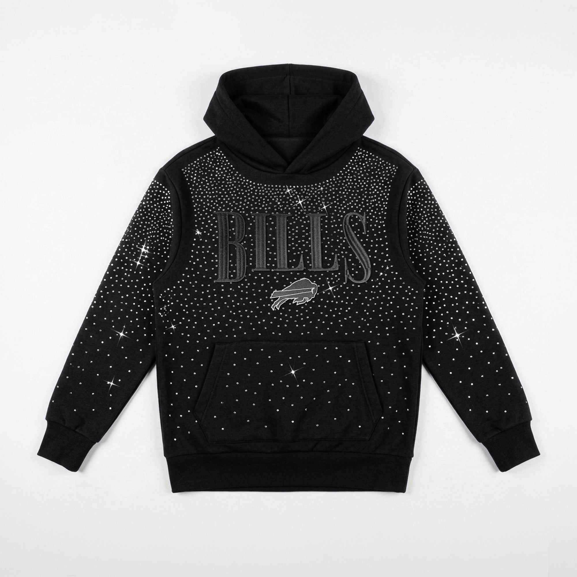 BUFFALO BILLS SUNDAY LIGHTS RHINESTONE HOODIE