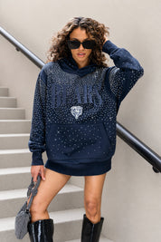 CHICAGO BEARS SUNDAY LIGHTS RHINESTONE HOODIE