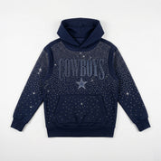 DALLAS COWBOYS SUNDAY LIGHTS RHINESTONE HOODIE