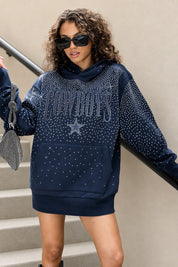 DALLAS COWBOYS SUNDAY LIGHTS RHINESTONE HOODIE