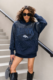 DENVER BRONCOS SUNDAY LIGHTS RHINESTONE HOODIE