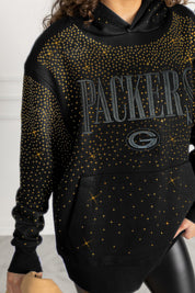 GREEN BAY PACKERS SUNDAY LIGHTS RHINESTONE HOODIE