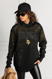 MINNESOTA VIKINGS SUNDAY LIGHTS RHINESTONE HOODIE