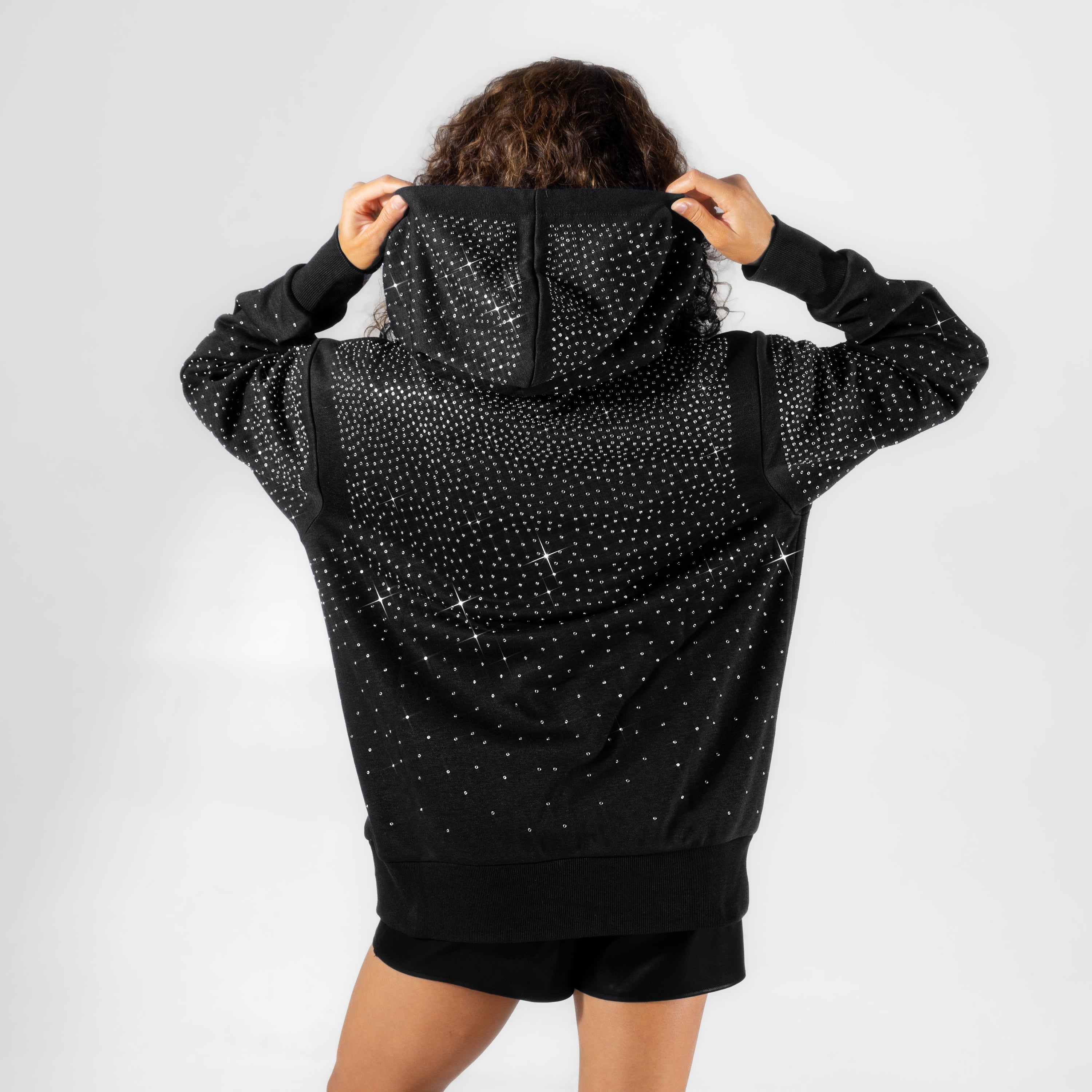 PHILADELPHIA EAGLES SUNDAY LIGHTS RHINESTONE HOODIE