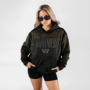 WASHINGTON COMMANDERS SUNDAY LIGHTS RHINESTONE HOODIE
