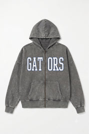 FLORIDA GATORS STATEMENT MODE VINTAGE WASH FULL UNISEX ZIP HOODIE
