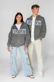 KENTUCKY WILDCATS STATEMENT MODE VINTAGE WASH FULL UNISEX ZIP HOODIE