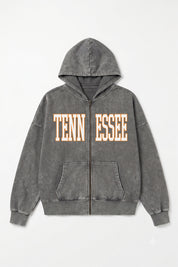 TENNESSEE VOLUNTEERS STATEMENT MODE VINTAGE WASH FULL UNISEX ZIP HOODIE