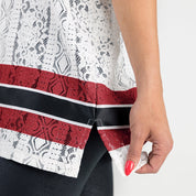 ARKANSAS RAZORBACKS HIGH NOTE LACE FASHION JERSEY