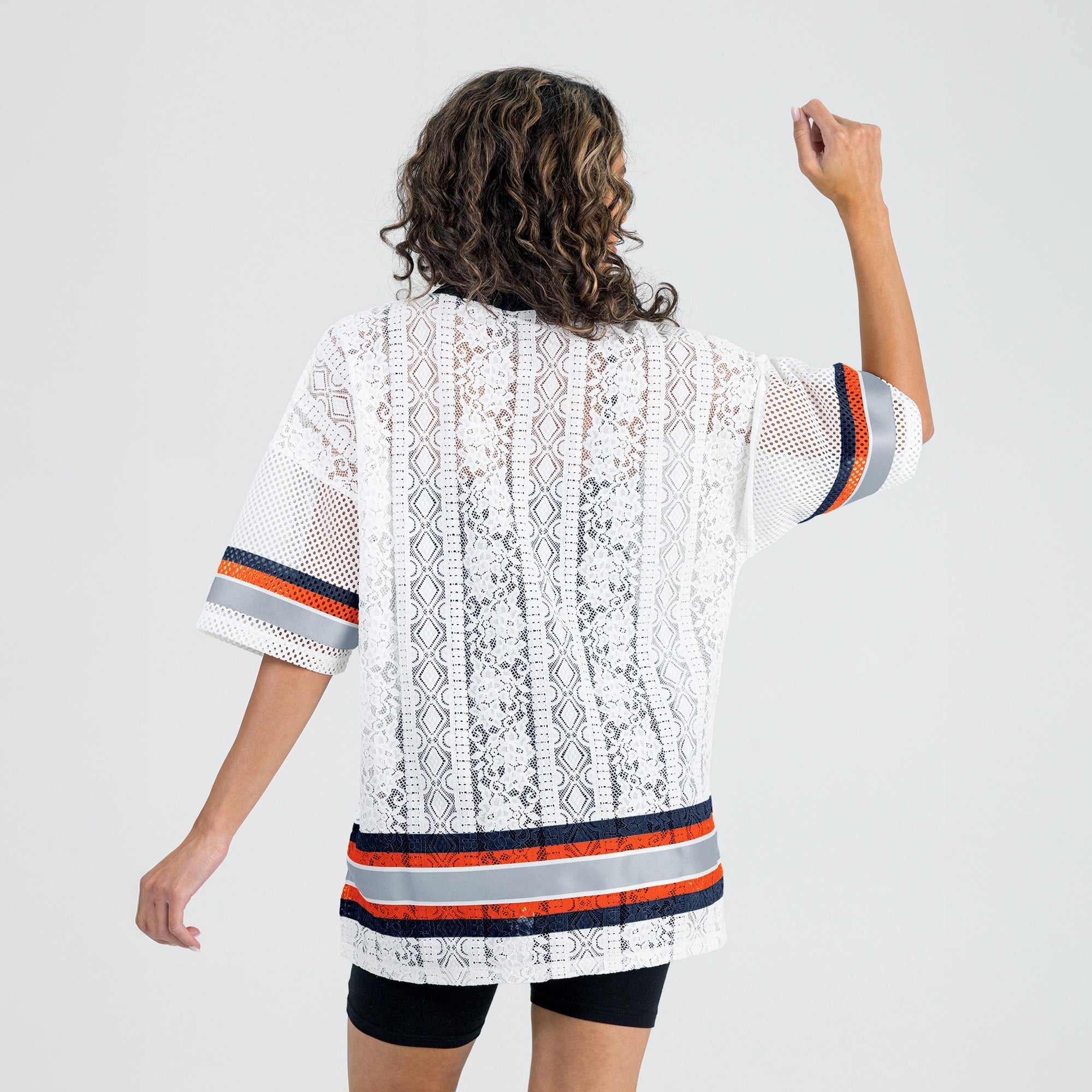 AUBURN TIGERS HIGH NOTE LACE FASHION JERSEY