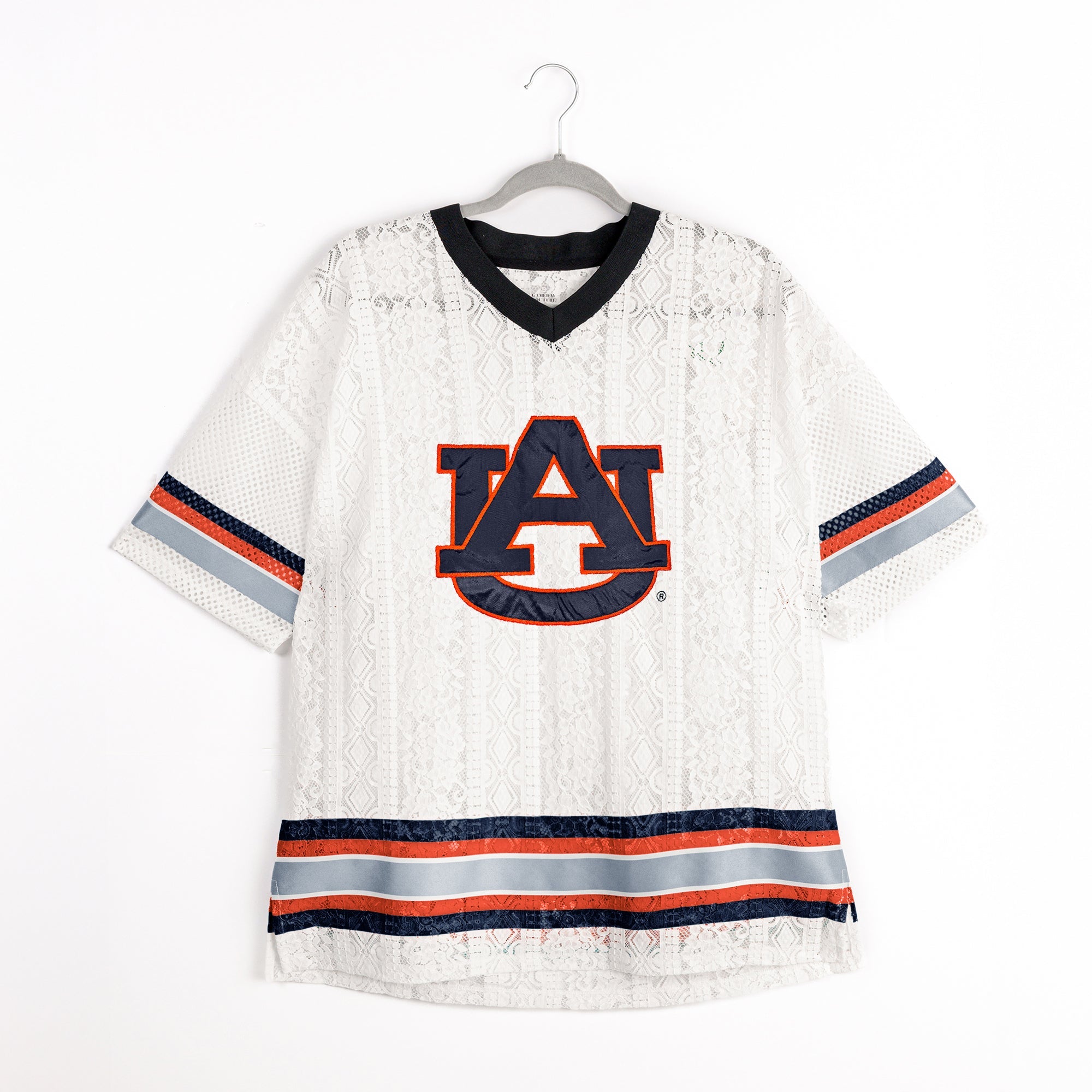 AUBURN TIGERS HIGH NOTE LACE FASHION JERSEY