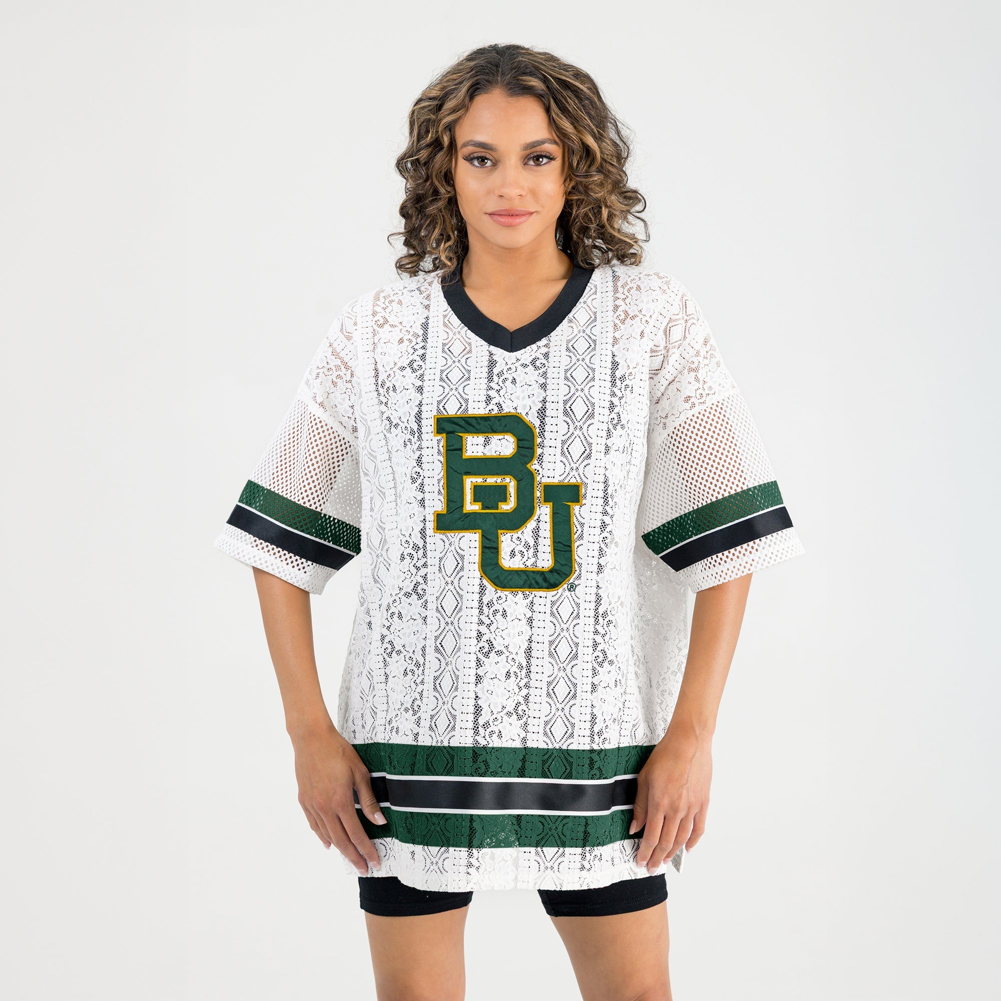 BAYLOR BEARS HIGH NOTE LACE FASHION JERSEY