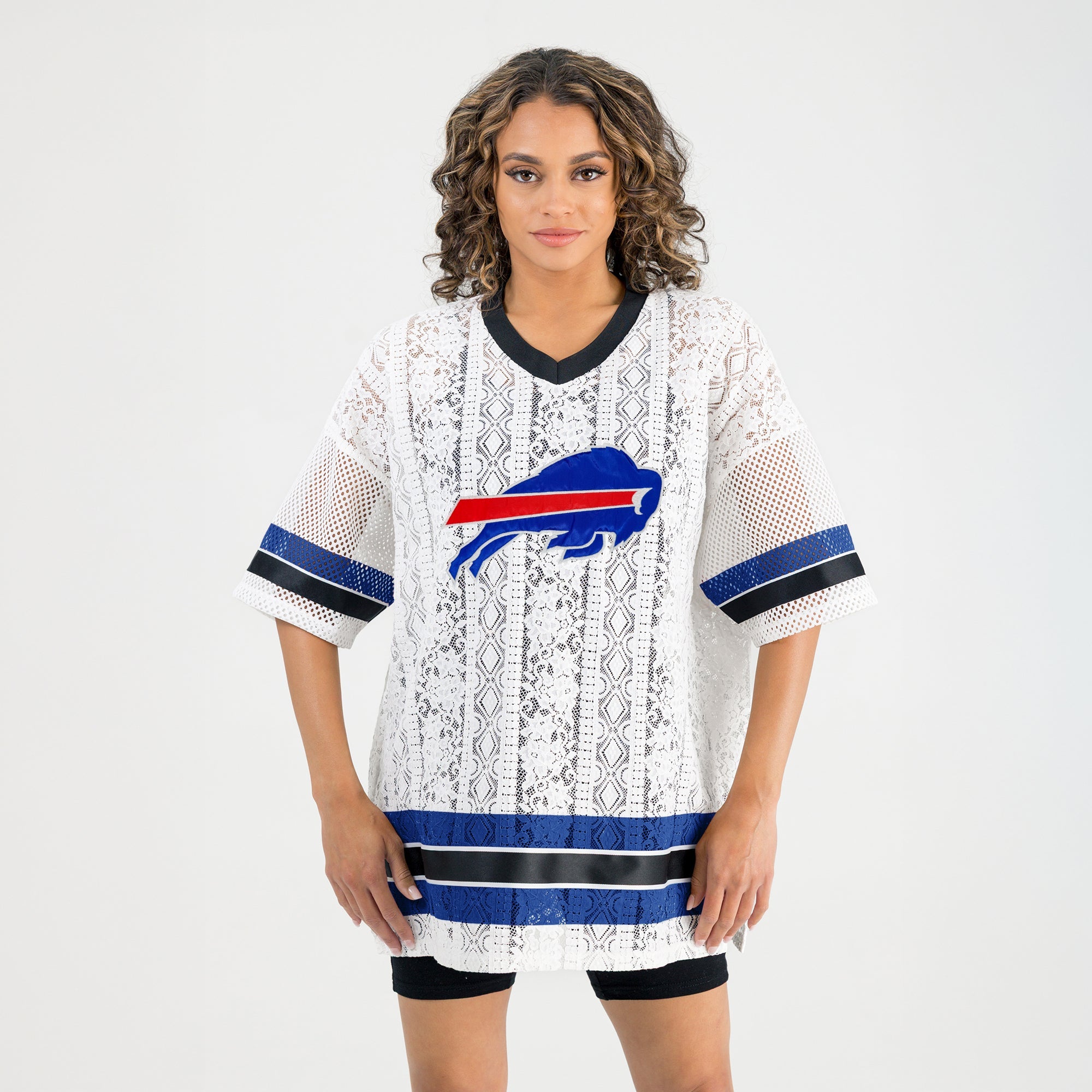 BUFFALO BILLS HIGH NOTE LACE FASHION TOP