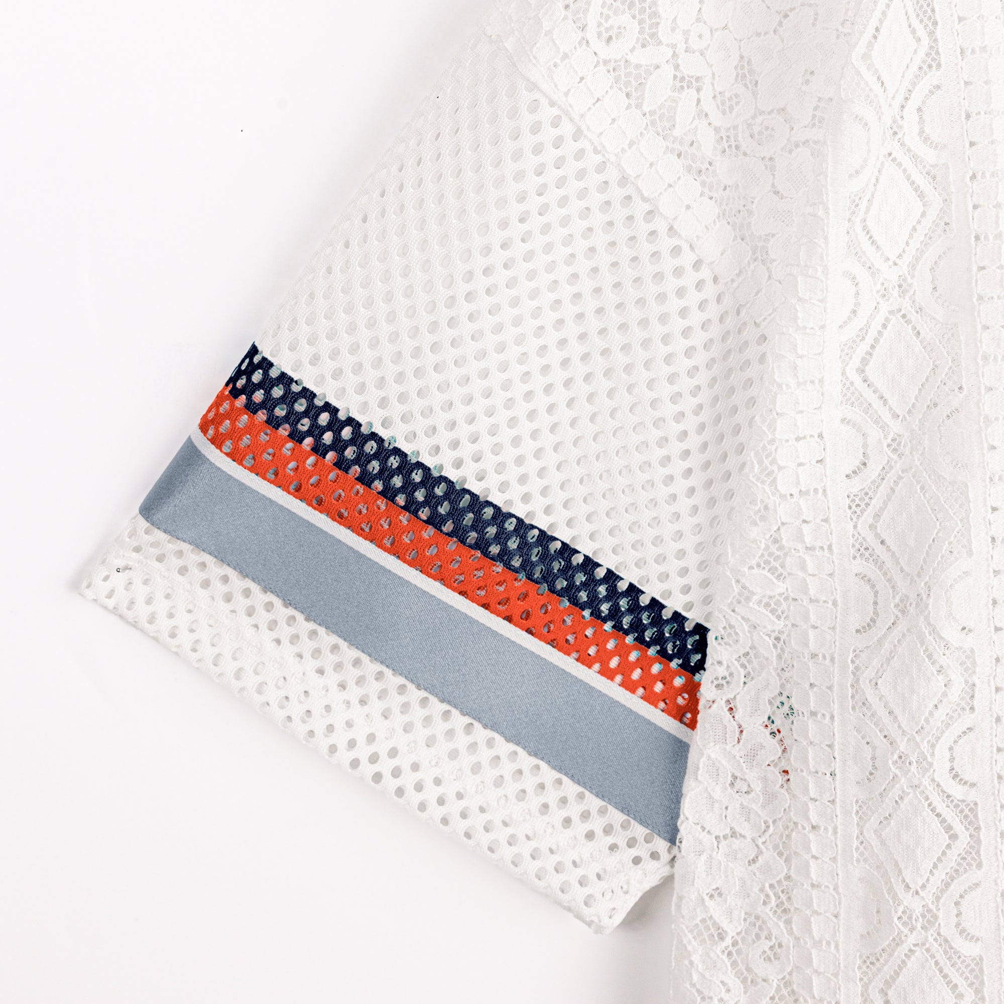 CHICAGO BEARS HIGH NOTE LACE FASHION TOP