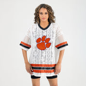 CLEMSON TIGERS HIGH NOTE LACE FASHION JERSEY