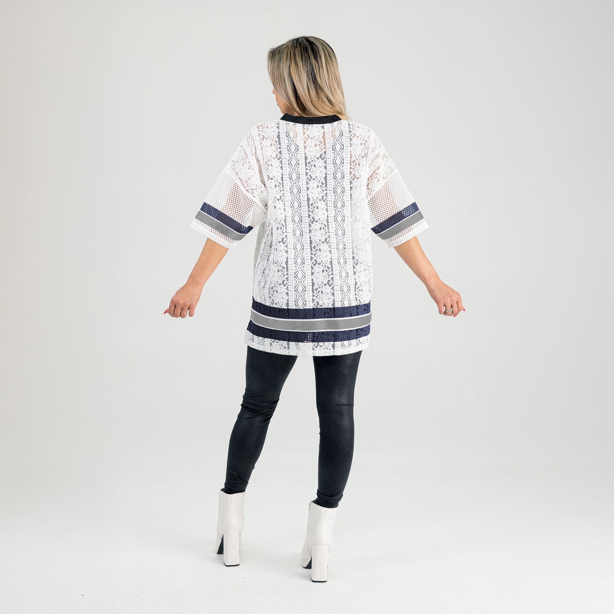 DALLAS COWBOYS HIGH NOTE LACE FASHION TOP