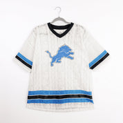 DETROIT LIONS HIGH NOTE LACE FASHION TOP