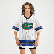 FLORIDA GATORS HIGH NOTE LACE FASHION JERSEY