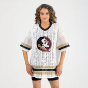 FLORIDA STATE SEMINOLES HIGH NOTE LACE FASHION JERSEY