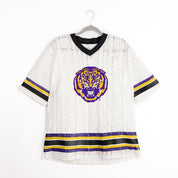 LSU TIGERS HIGH NOTE LACE FASHION JERSEY