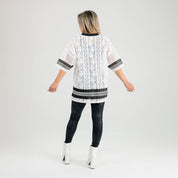 LAS VEGAS RAIDERS HIGH NOTE LACE FASHION TOP