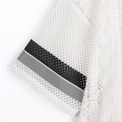 LAS VEGAS RAIDERS HIGH NOTE LACE FASHION TOP