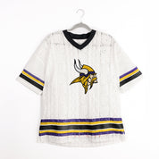MINNESOTA VIKINGS HIGH NOTE LACE FASHION TOP