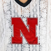 NEBRASKA CORNHUSKERS HIGH NOTE LACE FASHION JERSEY