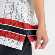 NEBRASKA CORNHUSKERS HIGH NOTE LACE FASHION JERSEY