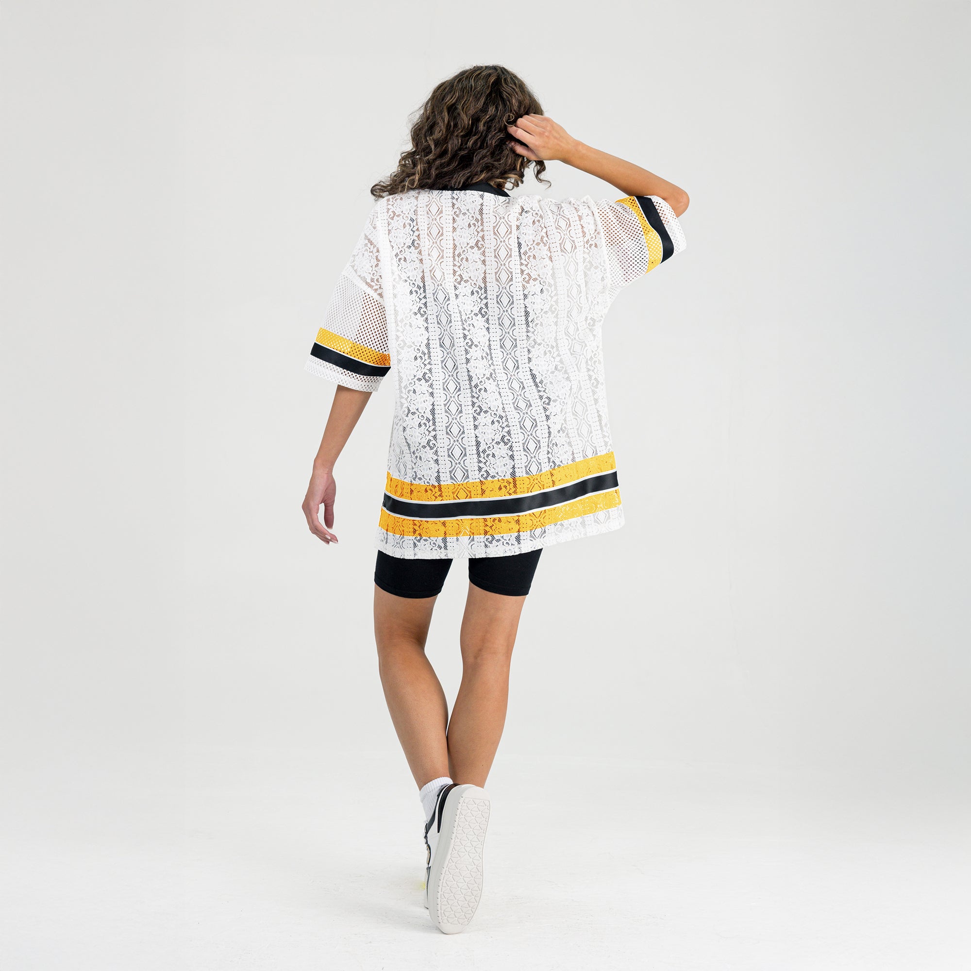 PITTSBURGH STEELERS HIGH NOTE LACE FASHION TOP