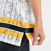 PITTSBURGH STEELERS HIGH NOTE LACE FASHION TOP