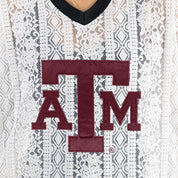 TEXAS A&M AGGIES HIGH NOTE LACE FASHION JERSEY