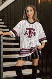TEXAS A&M AGGIES HIGH NOTE LACE FASHION JERSEY