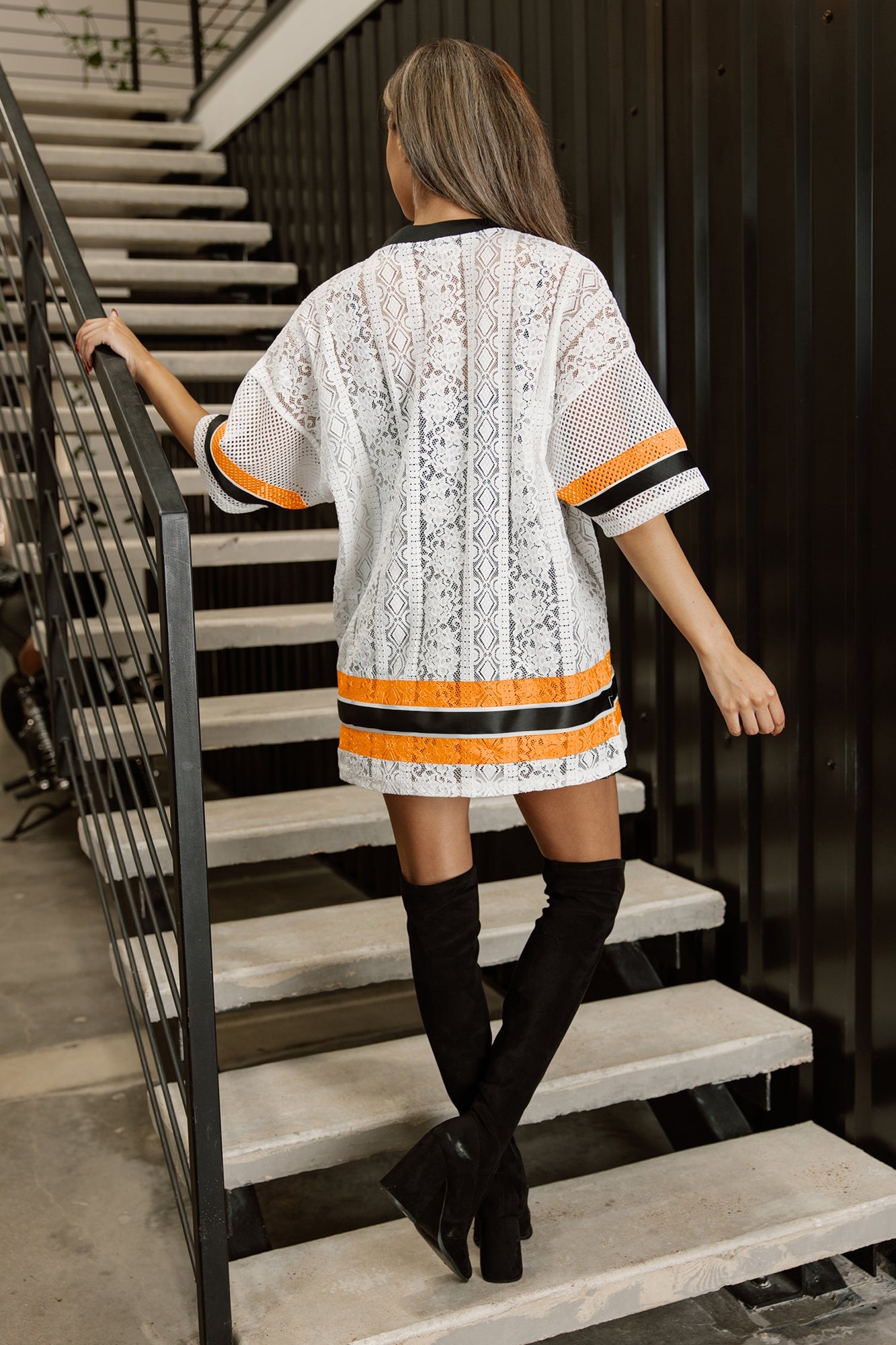 TENNESSEE VOLUNTEERS HIGH NOTE LACE FASHION JERSEY