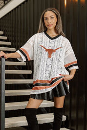 TEXAS LONGHORNS HIGH NOTE LACE FASHION JERSEY