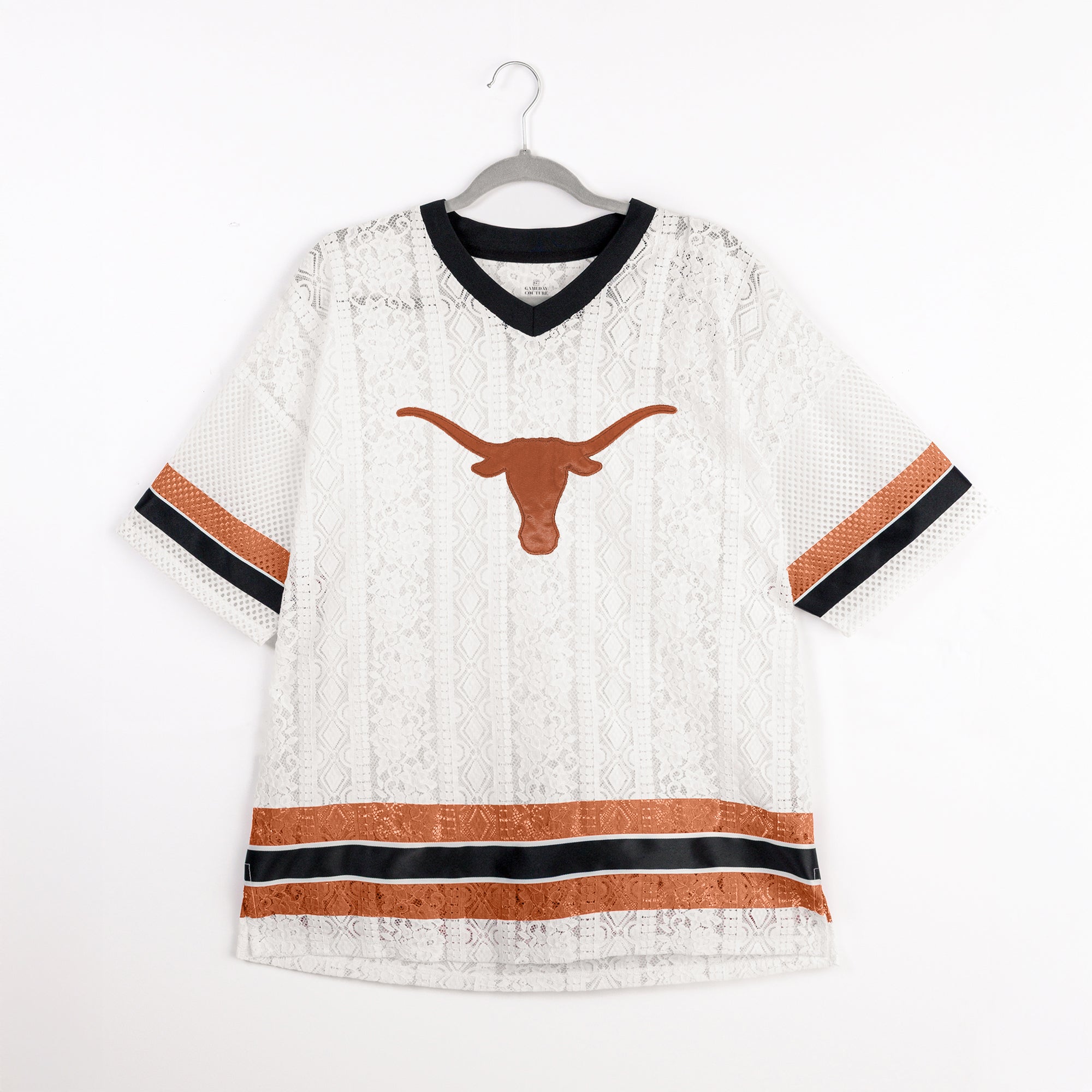 TEXAS LONGHORNS HIGH NOTE LACE FASHION JERSEY