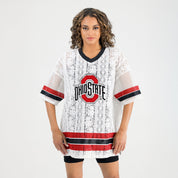 OHIO STATE BUCKEYES HIGH NOTE LACE FASHION JERSEY