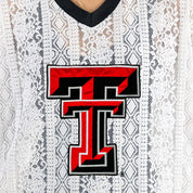 TEXAS TECH RED RAIDERS HIGH NOTE LACE FASHION JERSEY