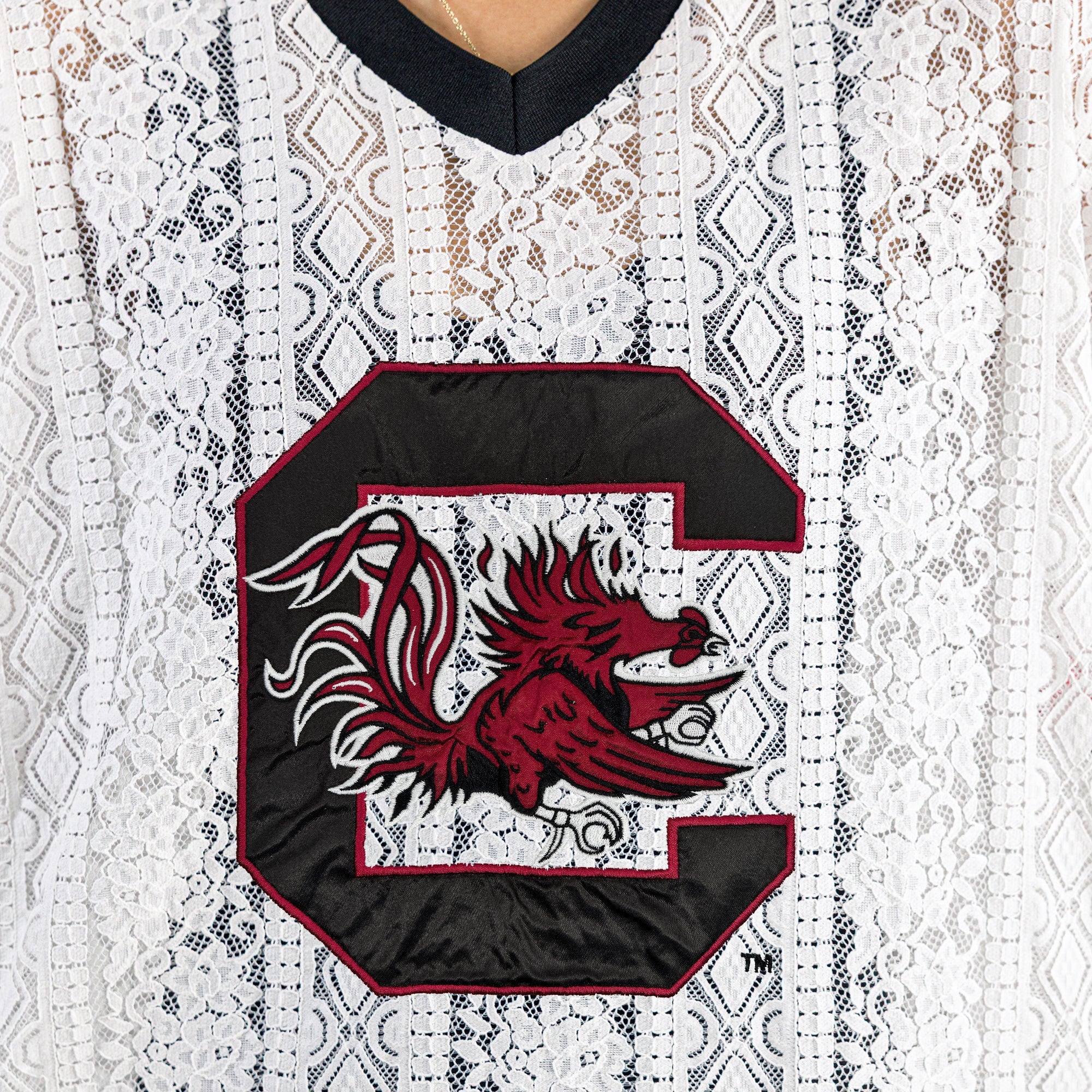 SOUTH CAROLINA GAMECOCKS HIGH NOTE LACE FASHION JERSEY