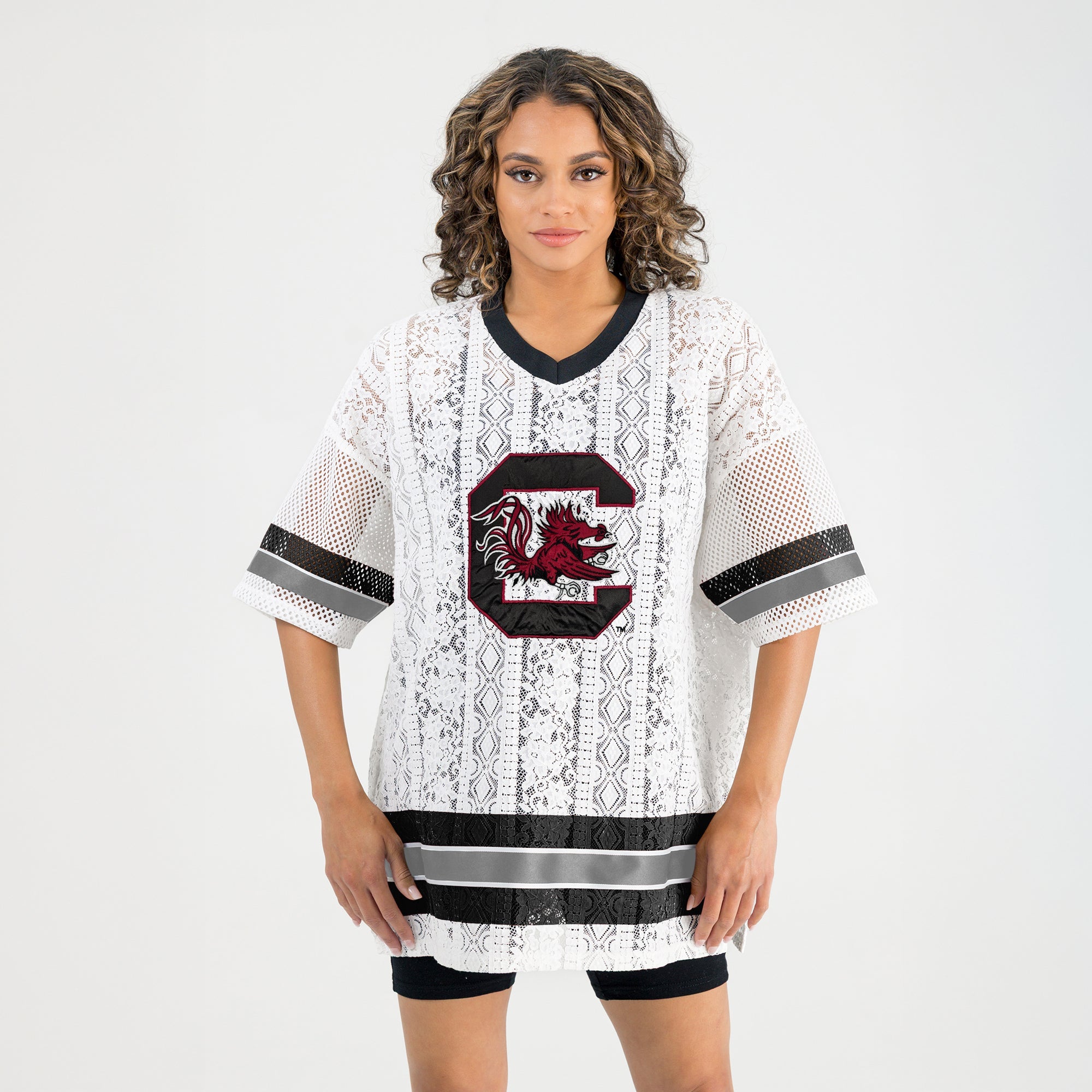 SOUTH CAROLINA GAMECOCKS HIGH NOTE LACE FASHION JERSEY