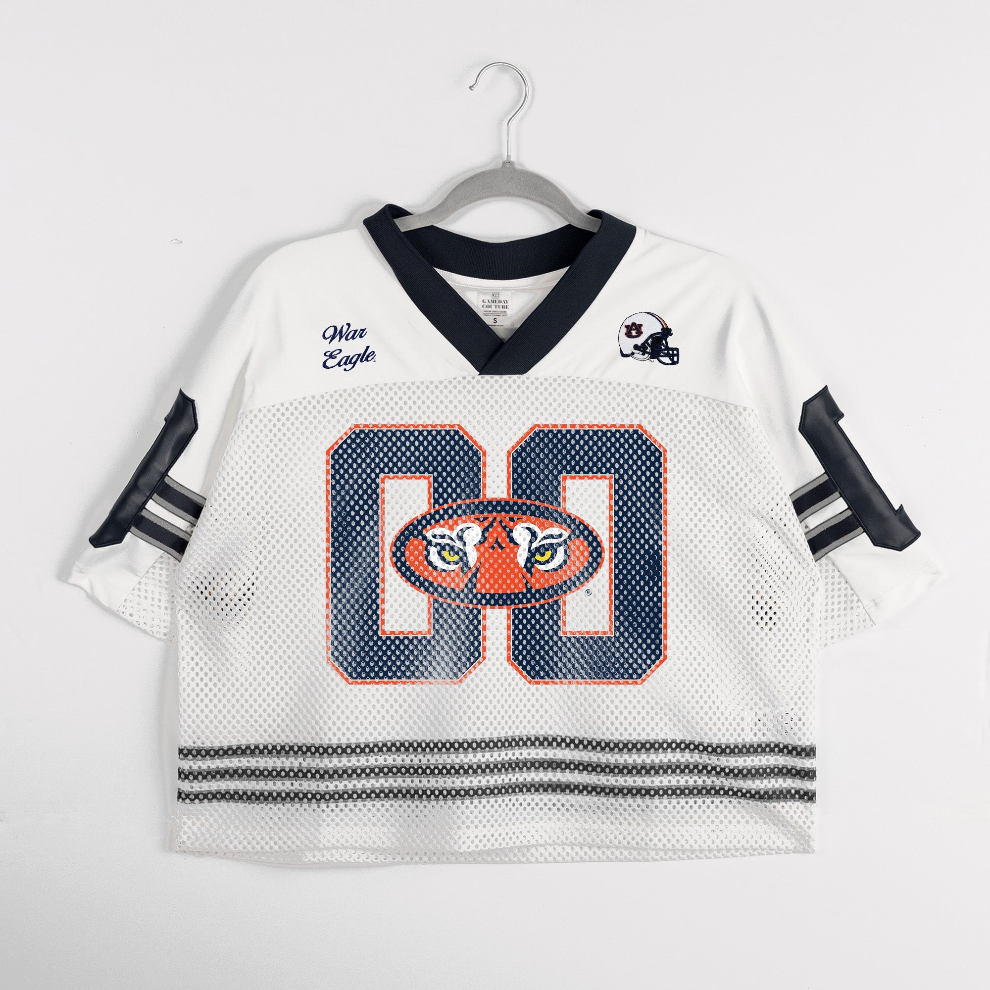 AUBURN TIGERS TRAILBLAZER MESH CROP FASHION JERSEY