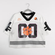 CLEMSON TIGERS TRAILBLAZER MESH CROP FASHION JERSEY